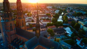 Bild på staden Uppsala i Skåne